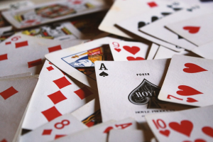 A deck of poker cards