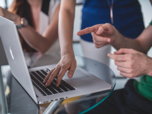 People taking part in online sports betting