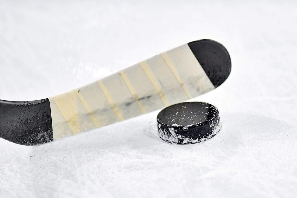 Ice hockey and puck