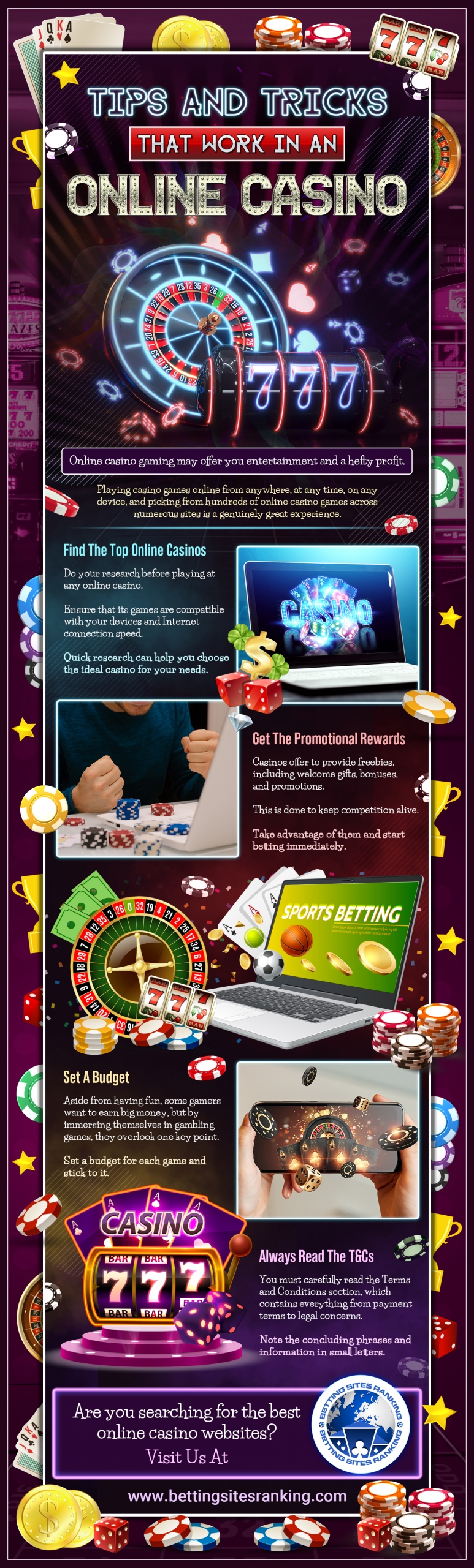 Tips and tricks that work in an online casino