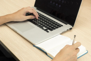 A punter calculating implied odds on an online poker betting site