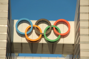 The official logo for the Olympics