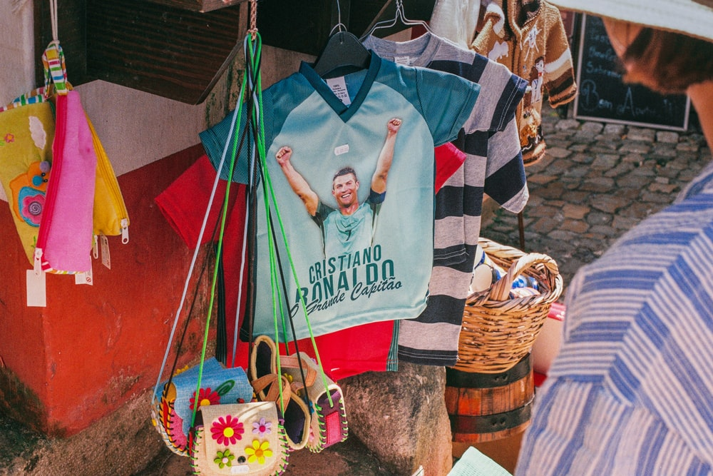 Shirt with Ronaldo’s face