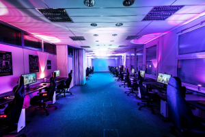 LAN setting for esports games.