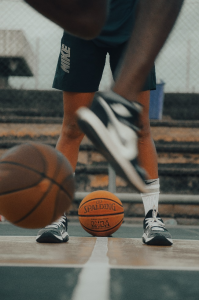 person in Nike issues