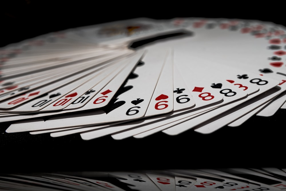 A deck of cards for casino games