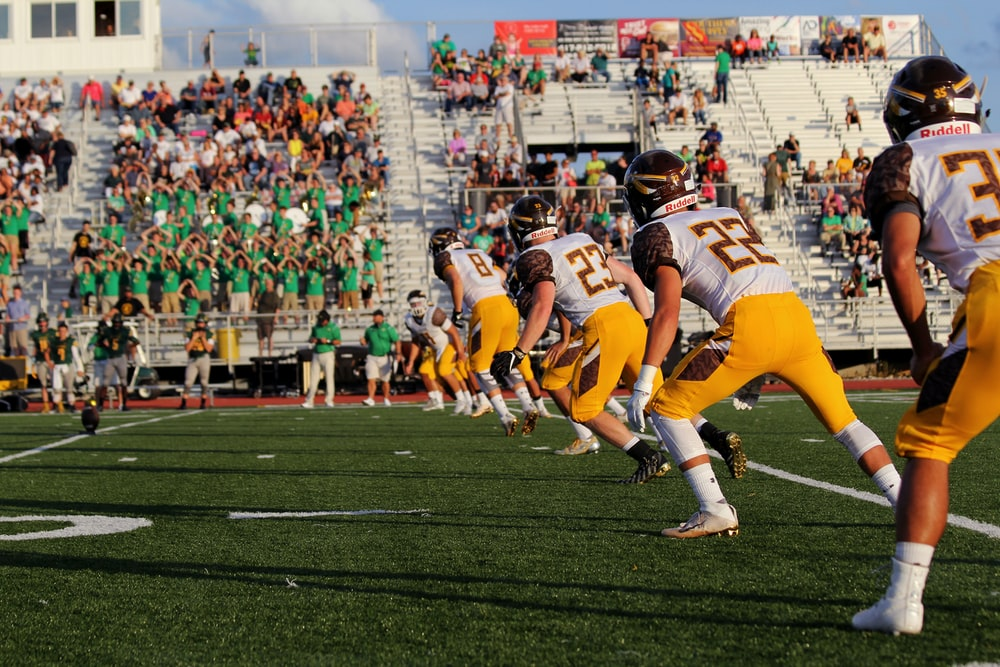 A football match