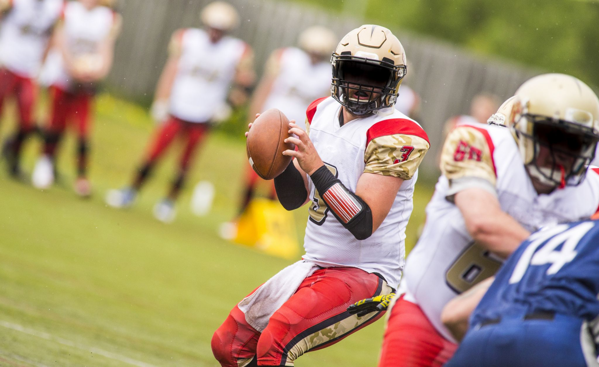 American football match