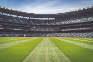 A cricket stadium