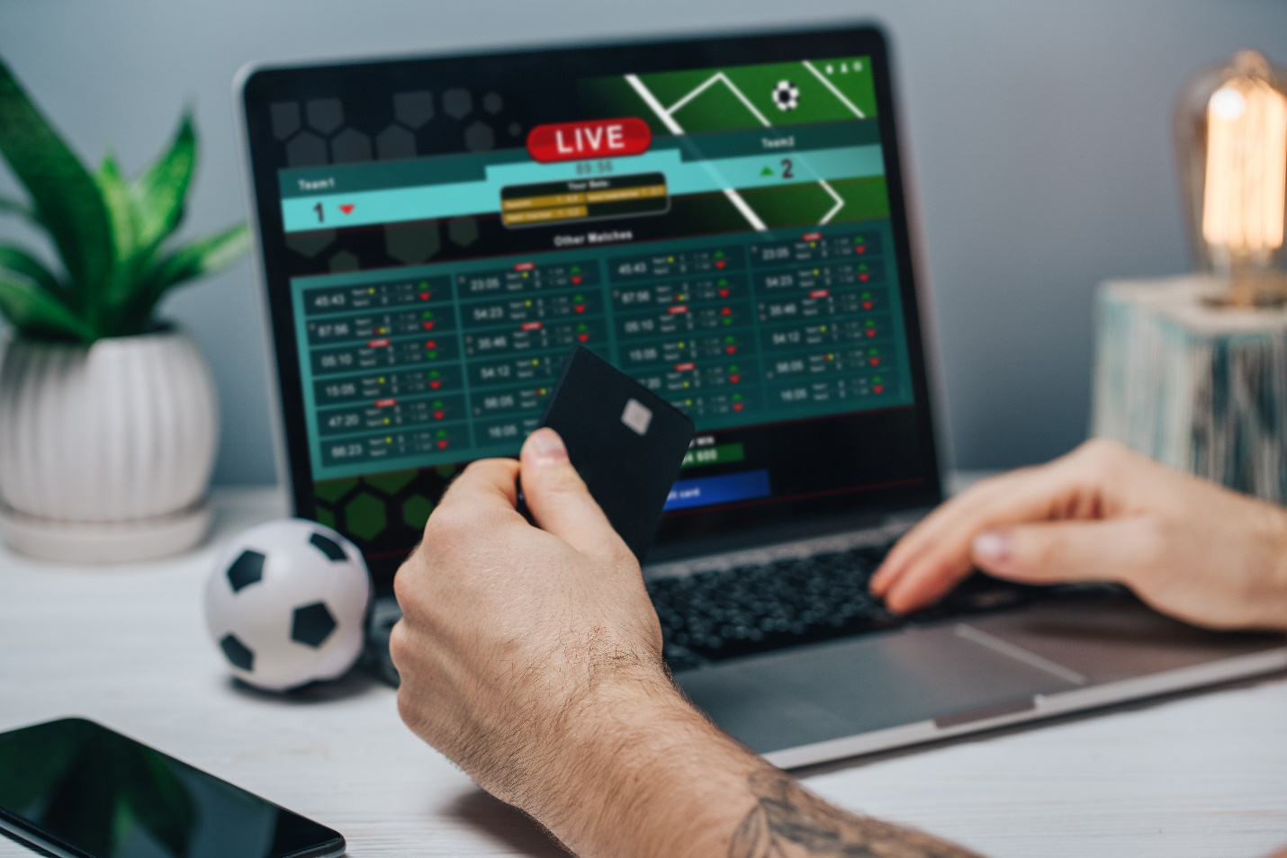 a man arbitrage betting on football
