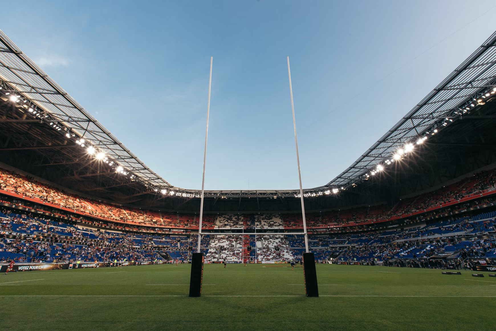 A football field