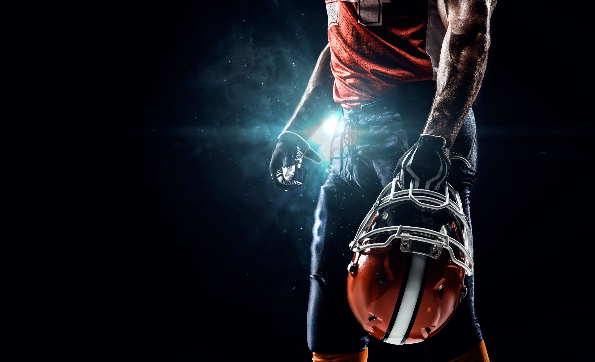 A football player