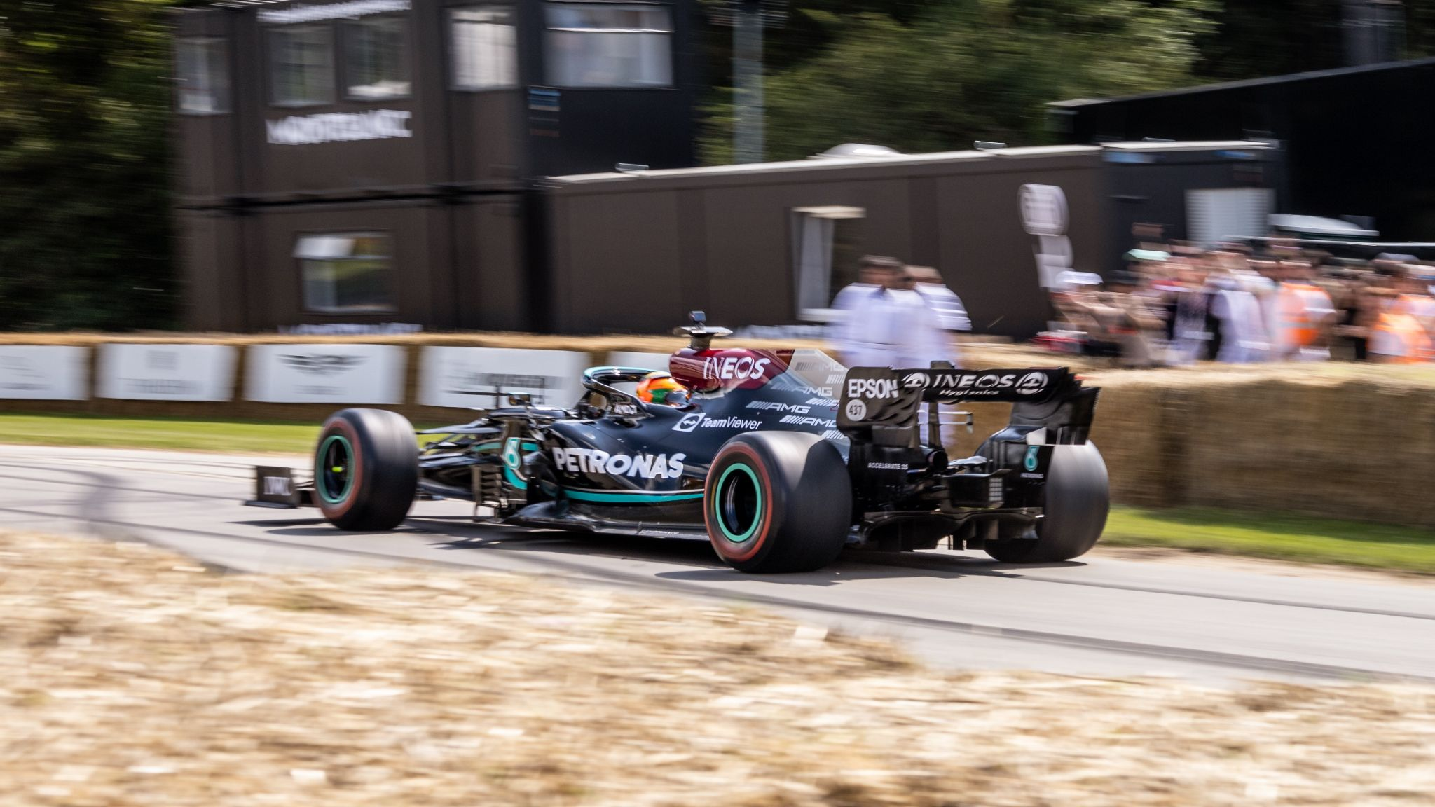 A race car on track