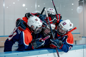 players celebrating