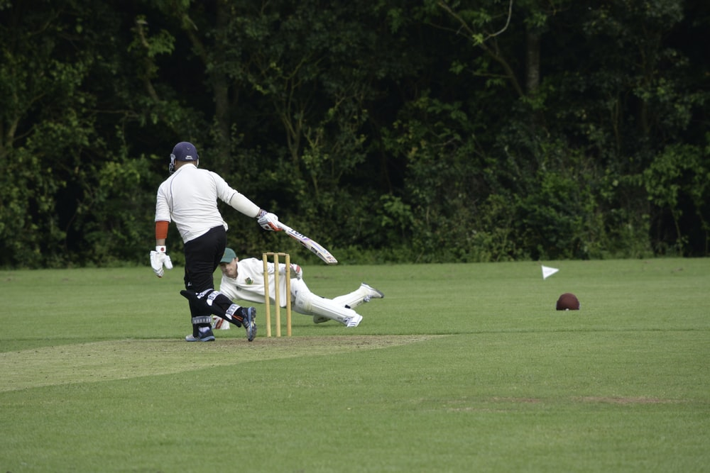 A cricket batsman