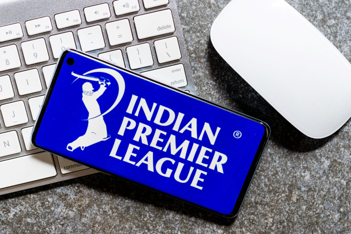 The IPL logo on a phone