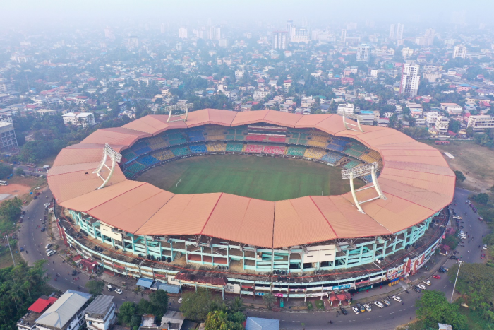 a cricket stadium