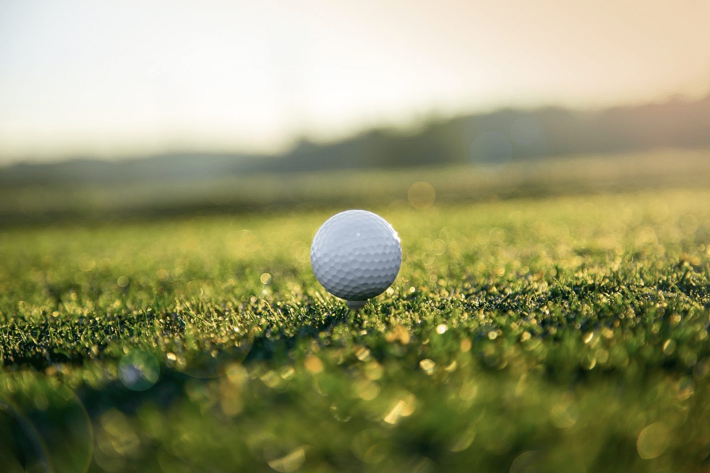 A golf ball close-up