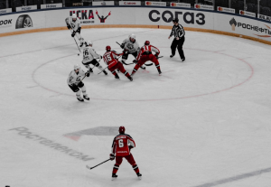 A hockey rink