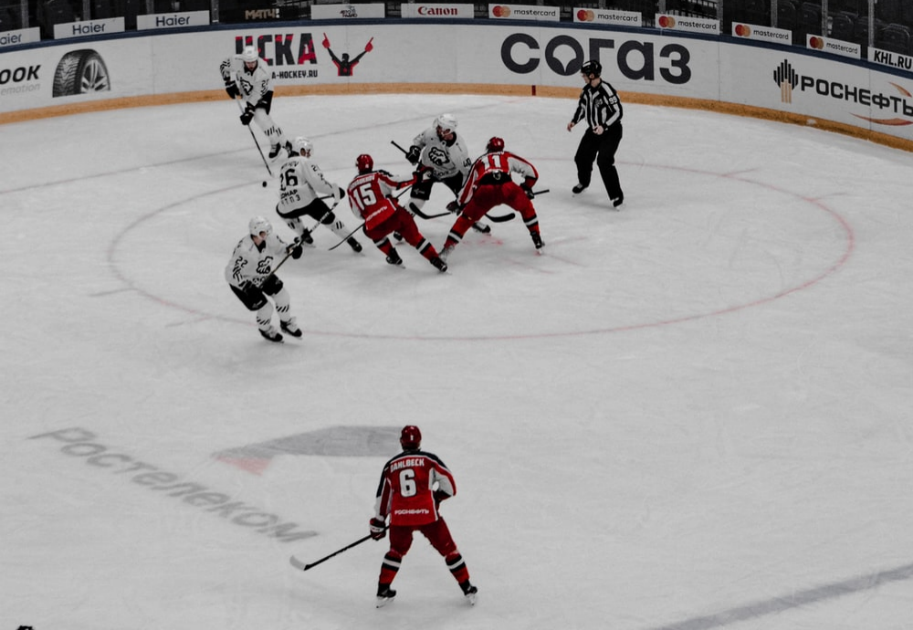 A hockey rink
