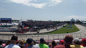 An Indy500 track.