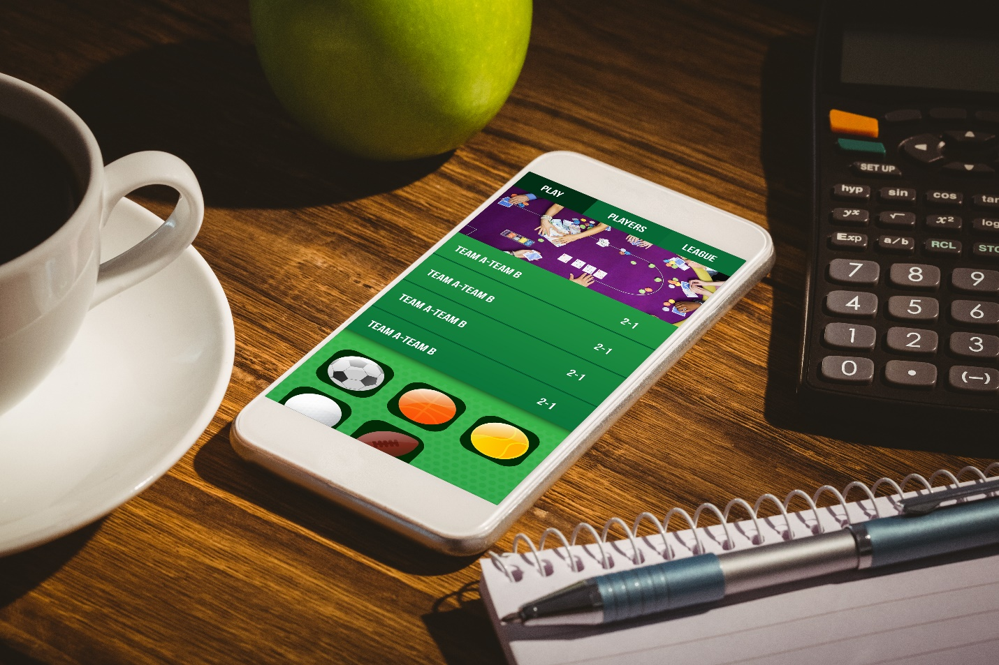 An online sports betting application