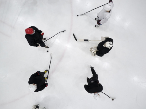 Ice hockey players