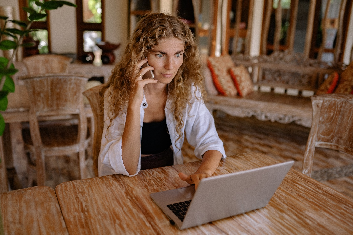 a woman looks at UEFA odds