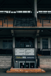 A betting shop at a ground