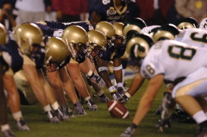 Two NFL teams ready for a game